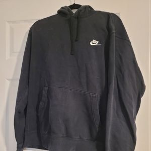 Mens large black Nike hoodie